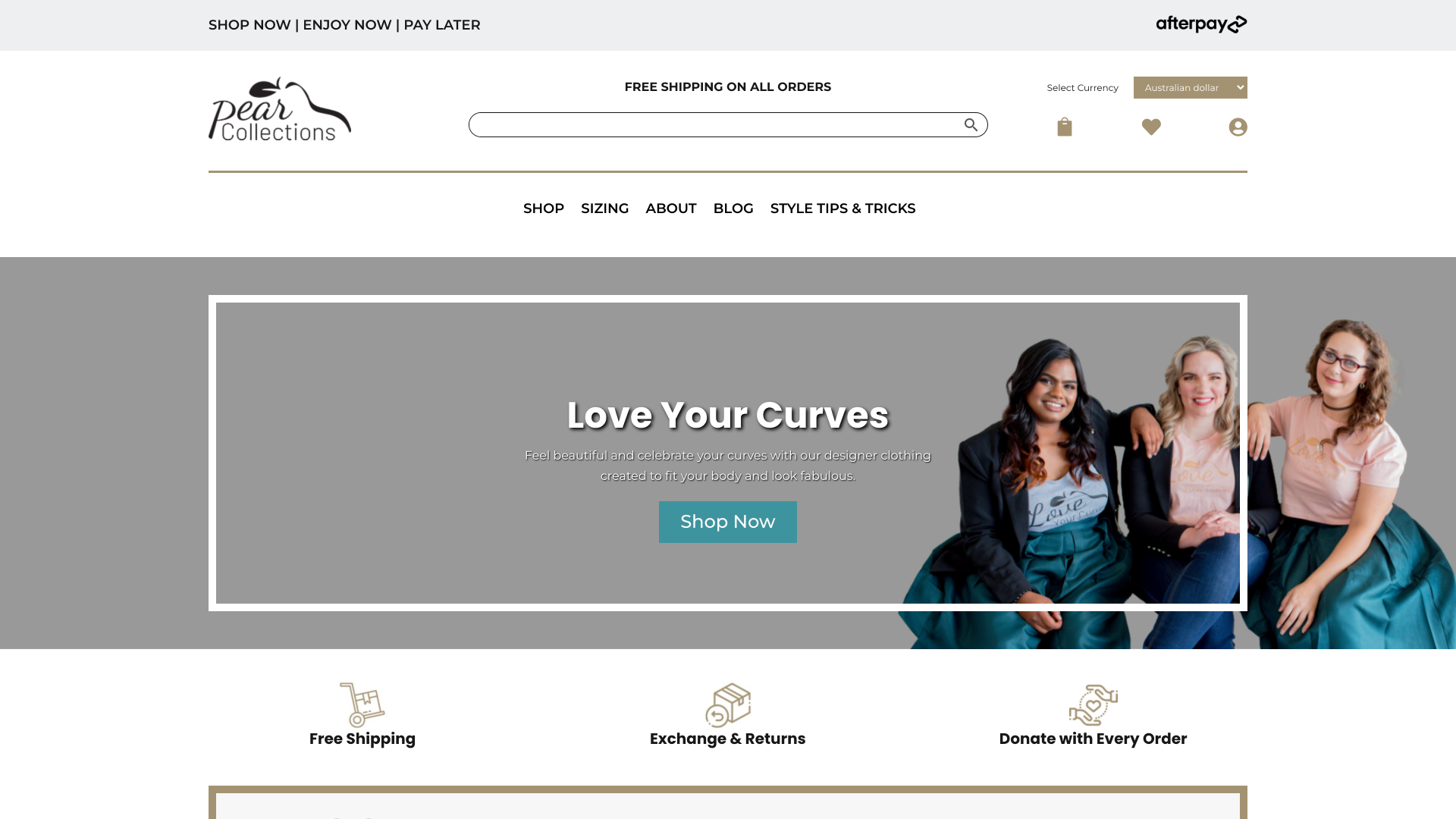 pearcollections.com .au desktop