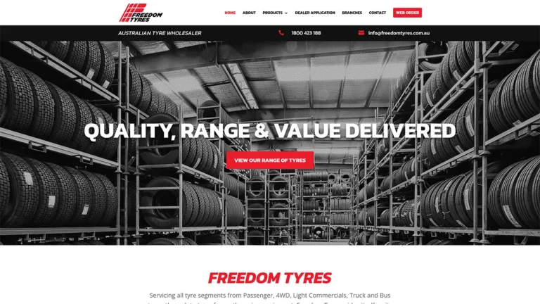 freedomtyres.com .au desktop