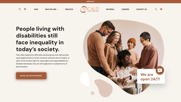 caldcare.com .au desktop
