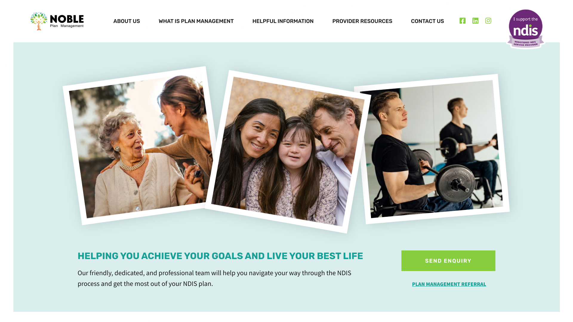 nobleplanmanagement.com .au desktop