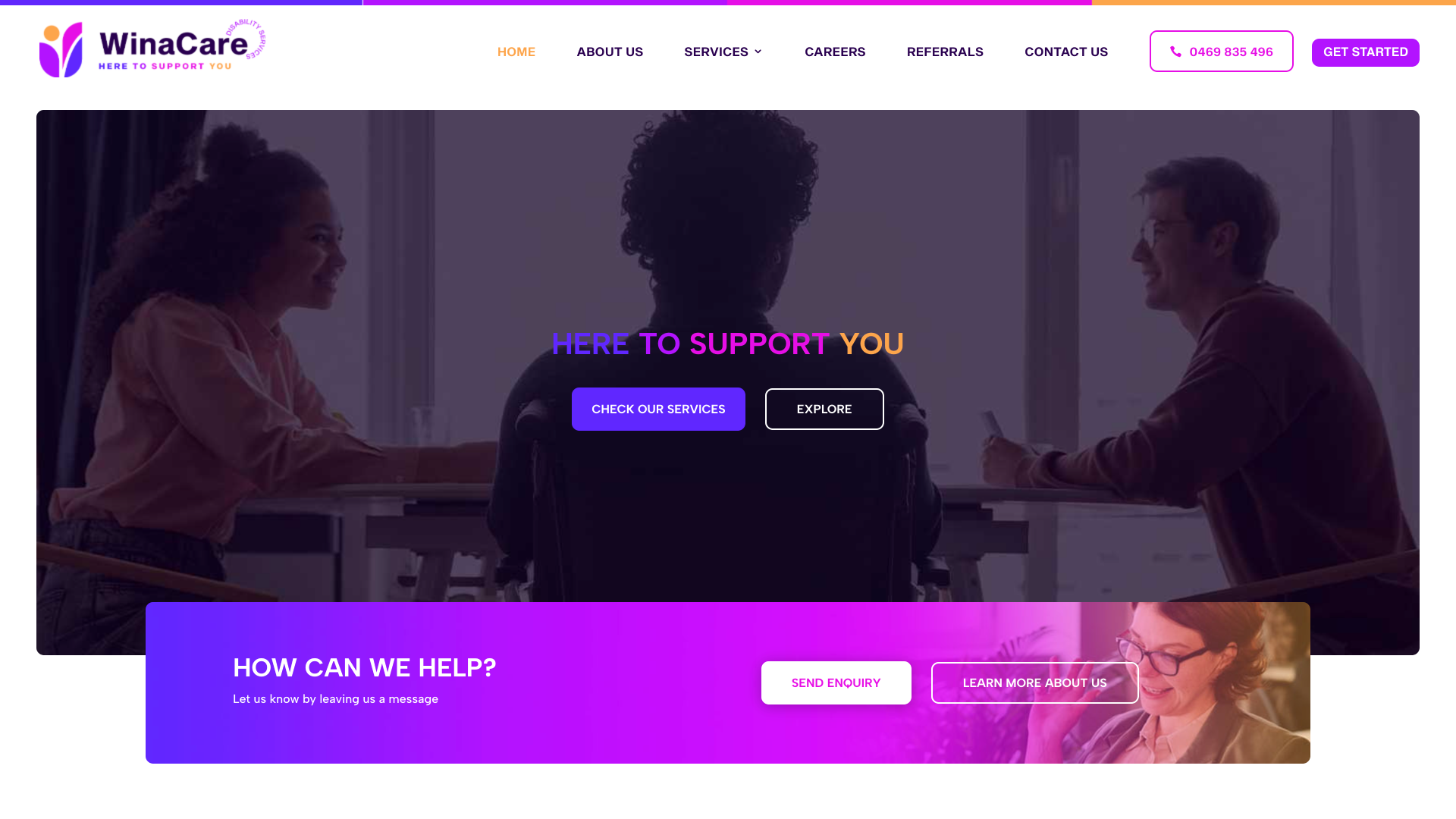 winacare.com .au desktop