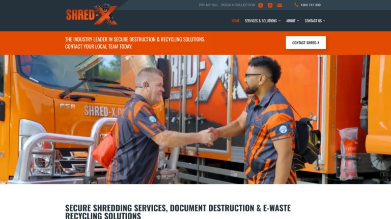 www.shred x.com .au desktop
