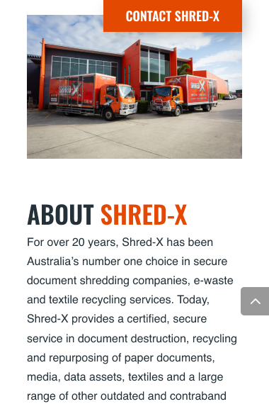 www.shred x.com .au mobile