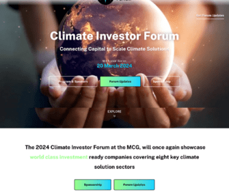 Climate Investor Forum