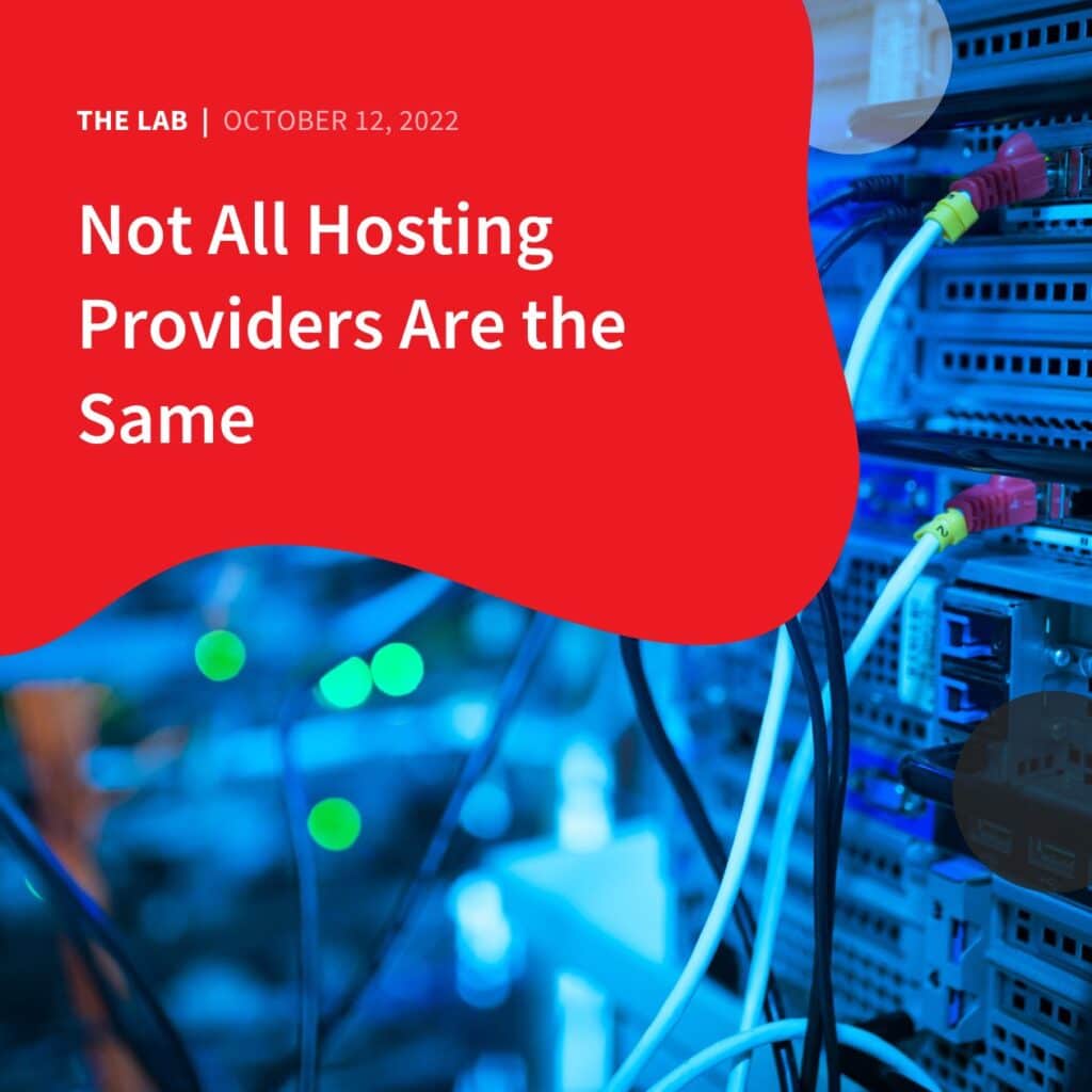 001 Not All Hosting Providers Are the Same by Accentuate Web Design and Marketing