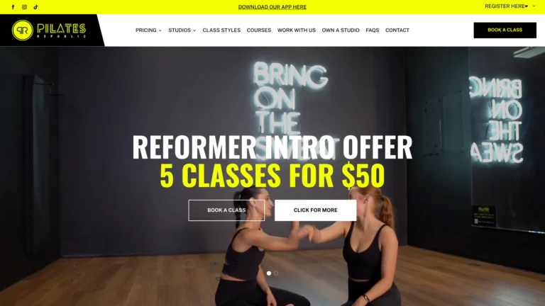 pilatesrepublic.net desktop