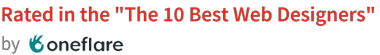 top-webdesigners Rated in the top 10 Web Designers by Oneflare
