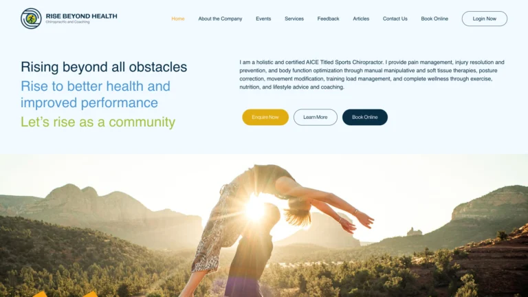 risebeyondhealth.com desktop