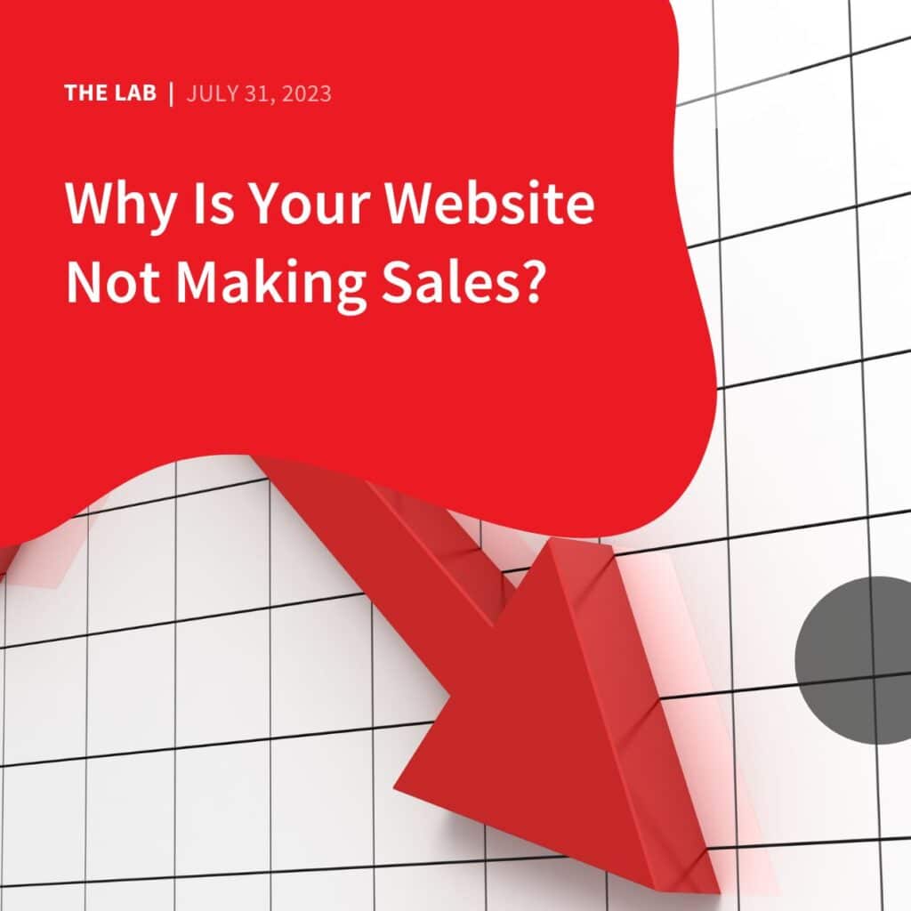 Why Is Your Website Not Making Sales by Accentuate Web Design and Marketing