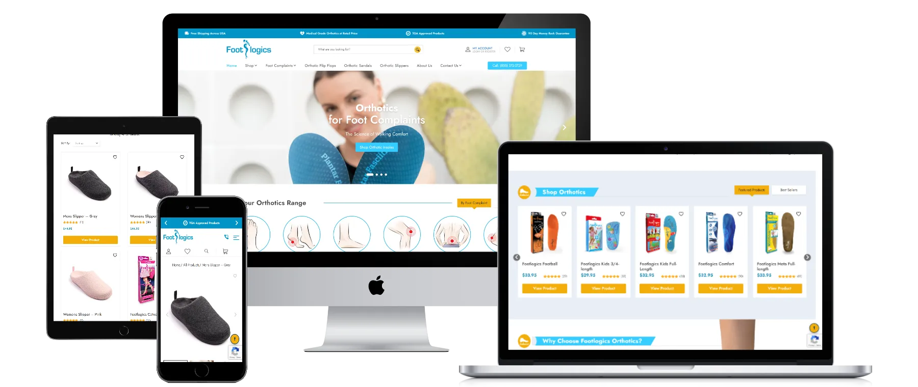 footlogics orthotics.com all