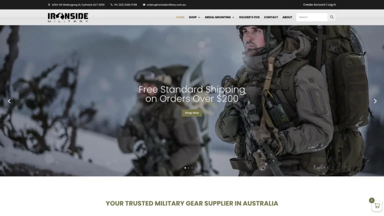 ironsidemilitary.com .au desktop