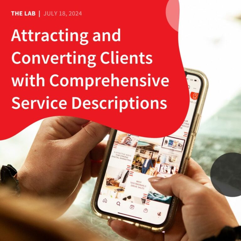 Attracting and Converting Clients with Comprehensive Service Descriptions by Accentuate Web Design and Marketing