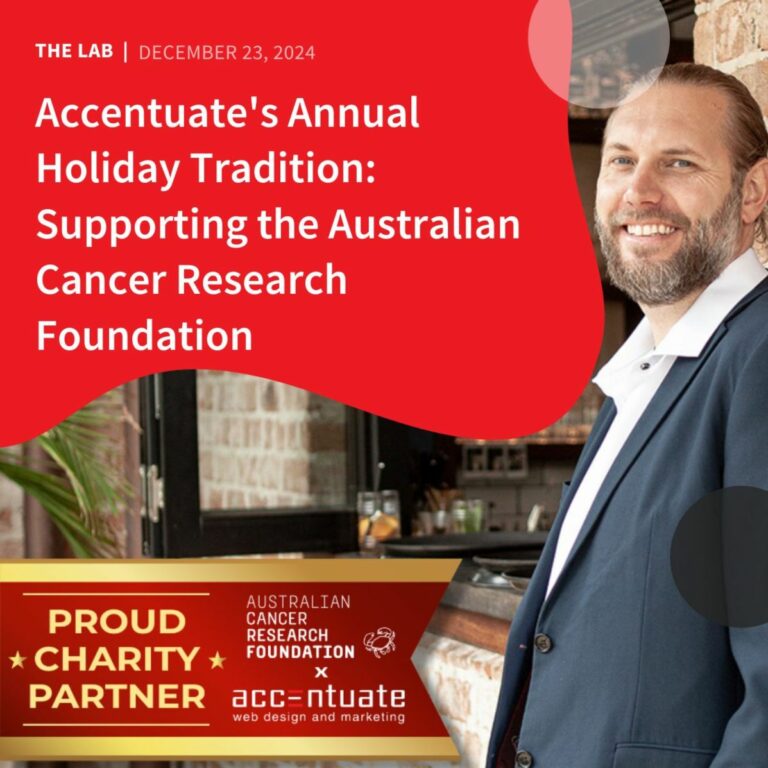 AccentuatesAnnualHolidayTraditionSupportingtheAustralianCancerResearchFoundation