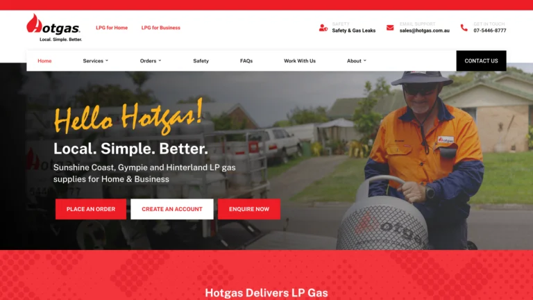 hotgas.com .au desktop