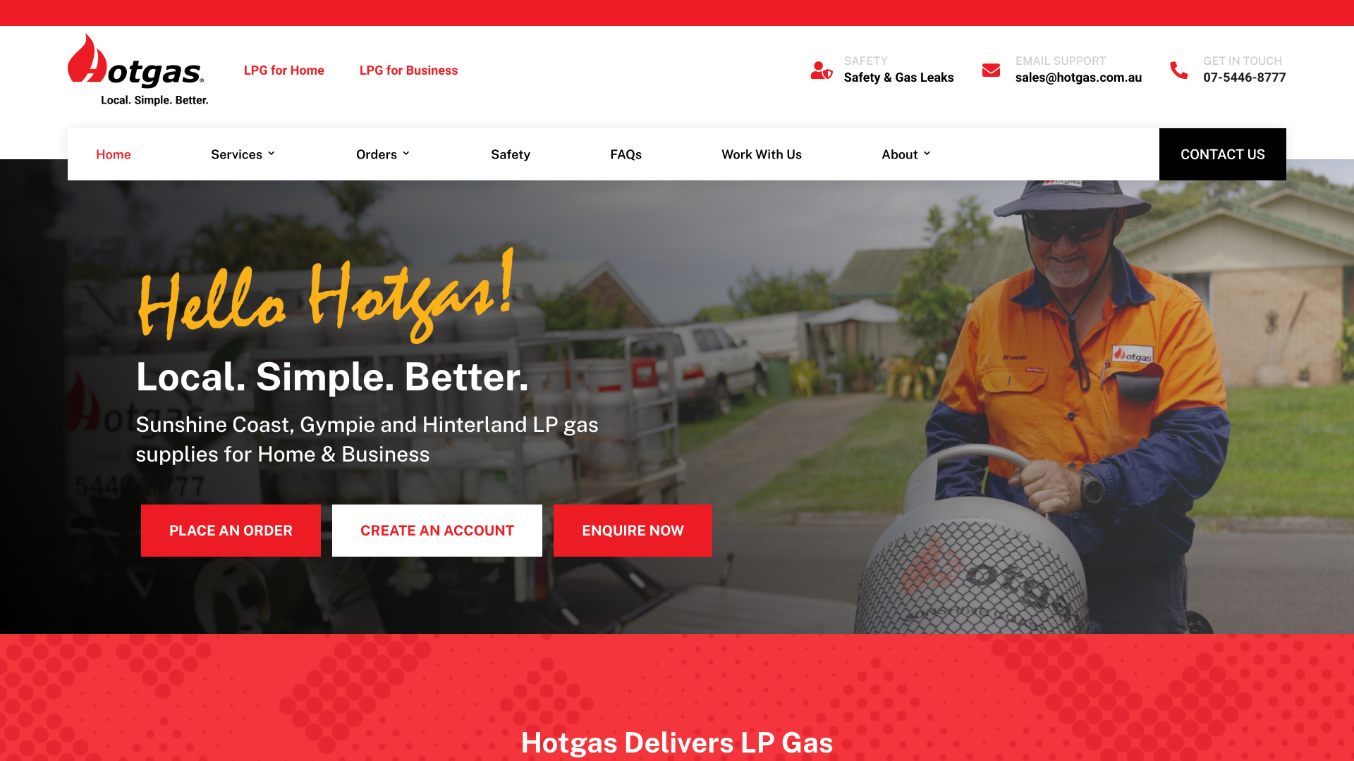 hotgas.com .au desktop