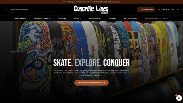 concretelines.com .au desktop