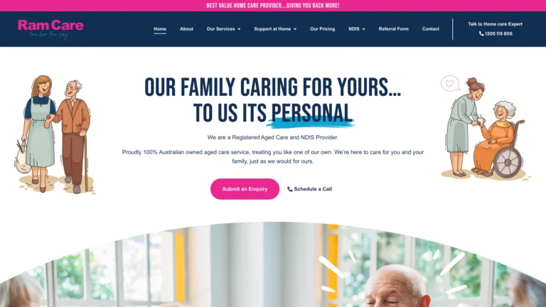 ramcare.com .au desktop