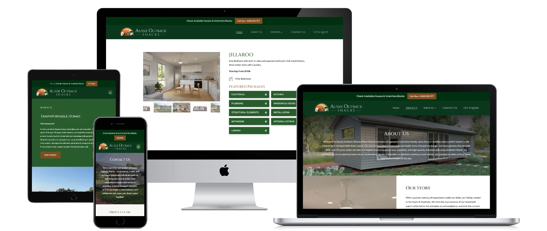 aussie outbackshacks all devices black