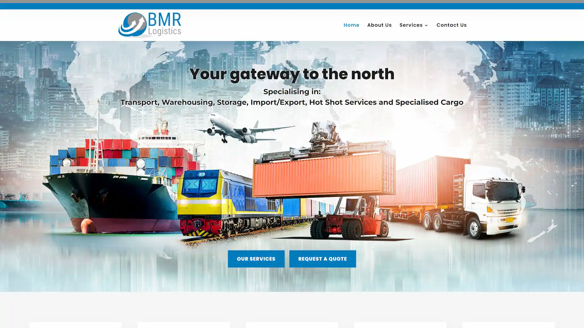 bmrlogistics.com .au device desktop