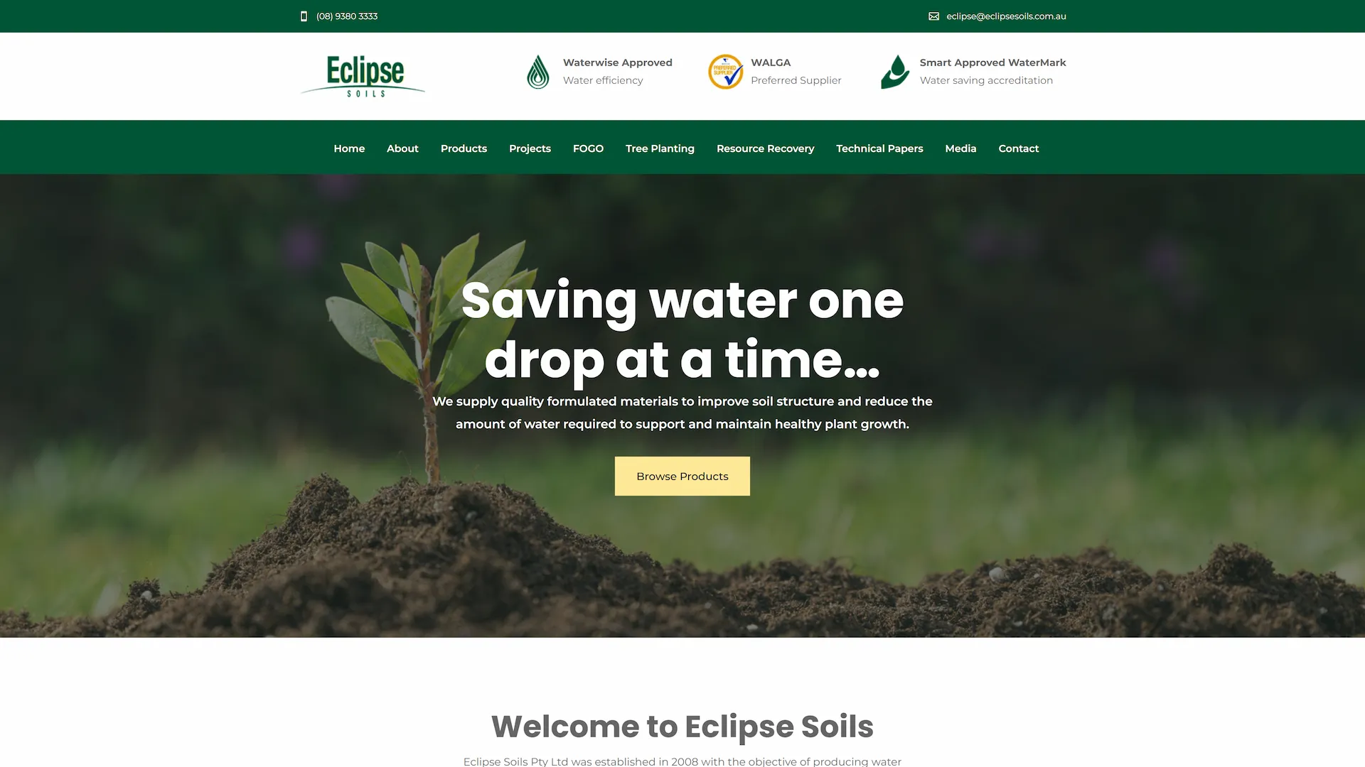 eclipsesoils.com .au device desktop