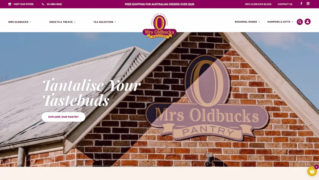 mrsoldbuckspantry.com .au device desktop