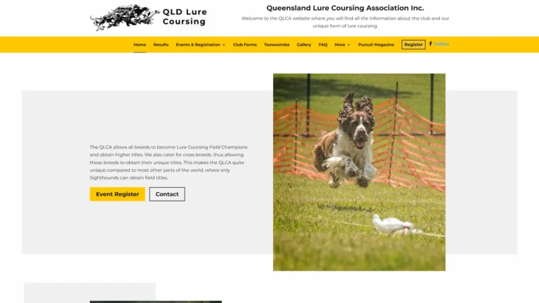 queenslandlurecoursing.com device desktop