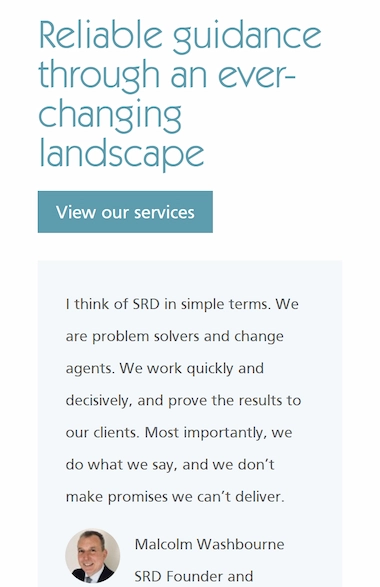 srdconsulting.com .au about us device mobile