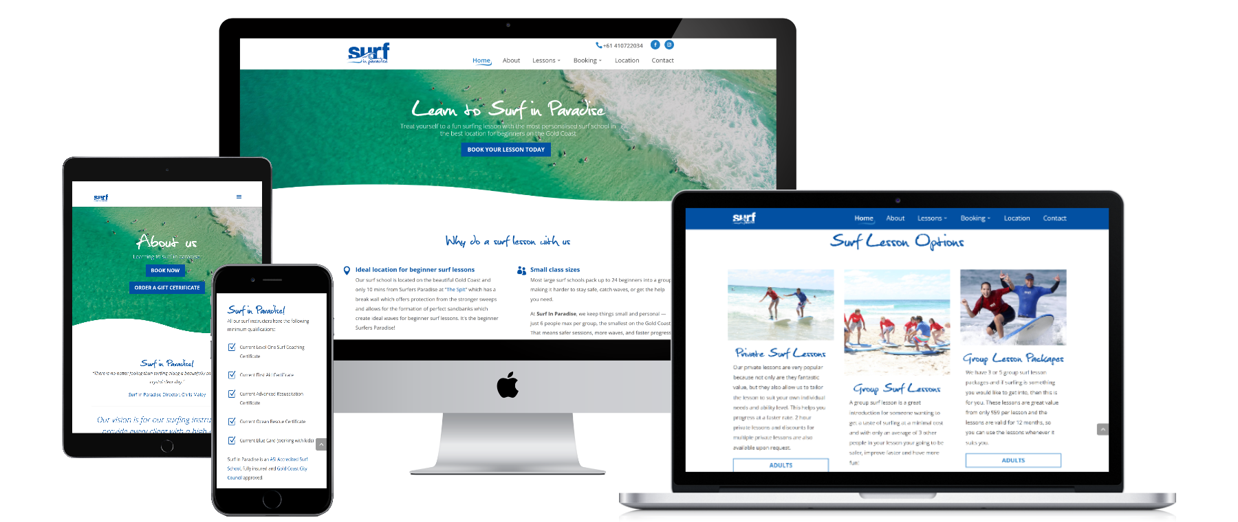 surfinparadise.com .au all devices black