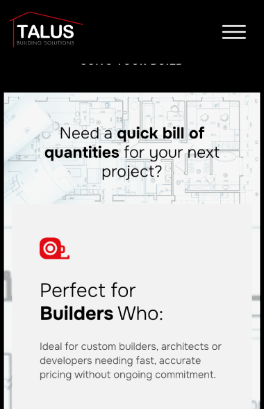 talusbuildingsolutions.com .au mobile