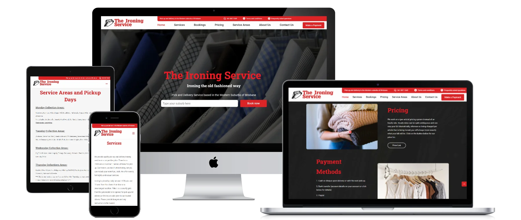 theironingservice.com .au all devices black