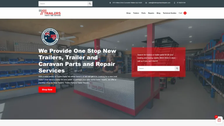 trailerspartsandrepairs.com .au device desktop