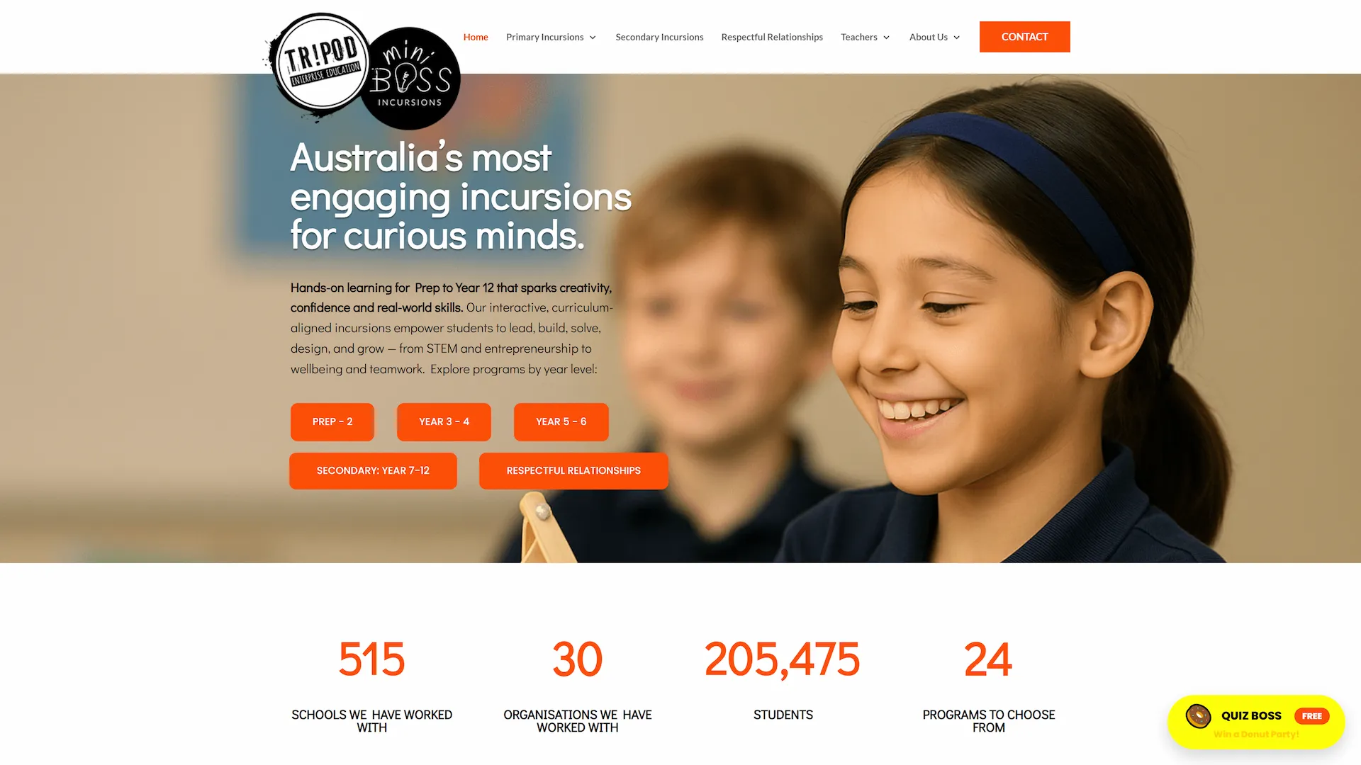 tripod.edu .au device desktop