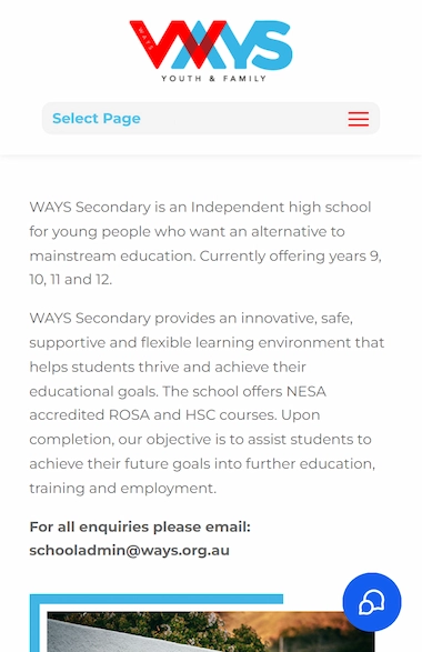 ways.org .au ways secondary device mobile